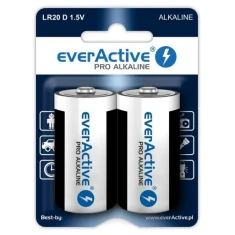 Батарейка everActive Pro Alkaline LR20 D 2 шт (5903205770301)