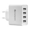 Мережевий зарядний пристрій everActive SC-400 4x USB 5A White (5903205771322)