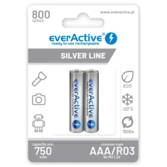 Акумуляторна батарейка everActive AAA 800 mAh 2 шт (5902020523710)
