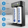 Зарядний пристрій для акумуляторів everActive LC200 Li-Ion (5903205771742)