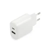 Мережевий зарядний пристрій everActive SC-370Q 1x USB QC 3.0 + 1x USB-C PD PPS 25 Вт White (5903205772961)
