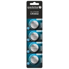 Батарейка everActive Lithium CR3032 4 шт (5903205773159)