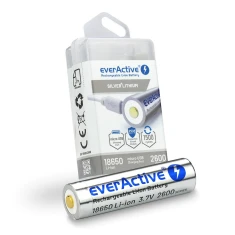 Акумулятор everActive 18650 EV18650-26M Li-Ion 3,7V 2600 mAh з захистом Micro USB (5903205773906)