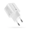 Мережевий зарядний пристрій everActive SC-330Q GaN 1x USB 1x USB-C Quick Charge 3.0 20 Вт White (5903205774477)