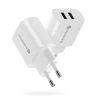 Мережевий зарядний пристрій everActive SC-220 2x USB 2.4 А White (5903205774491)