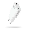 Сетевое зарядное устройство everActive SC-385Q 2x USB-C Quick Charge 4+ 30 Вт White (5903205775269)