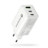 Мережевий зарядний пристрій everActive SC-655Q GaN 1x USB + 2x USB-C QC 4+ 65 Вт White (5903205775276)
