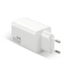 Мережевий зарядний пристрій everActive SC-655Q GaN 1x USB + 2x USB-C QC 4+ 65 Вт White (5903205775276)