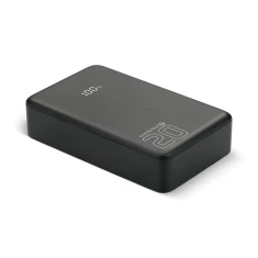 Портативний зарядний пристрій everActive EB-22QB 20000 mAh 20 Вт USB USB-C QC4+ Black (5903205775658)