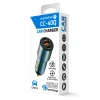 Автомобільний зарядний пристрій everActive CC-40Q 1x USB QC 3.0 + 2x USB-C PD 60 Вт Black (5903205775726)