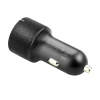 Автомобільний зарядний пристрій everActive CC-50Q 1x USB QC3.0 1x USB-C PD 75W Black (5903205775733)