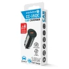 Автомобільний зарядний пристрій everActive CC-15QC 1x USB з кабелем Black (5903205775870)