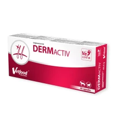Кормовая добавка для собак и кошек Vetfood DERMActiv 60 капсул (5903260904437)
