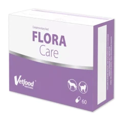 Кормова добавка для собак і котів Vetfood FloraCare при діареї 60 капсул (5903260905700)