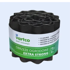 Бордюр садовий хвилястий AGAPLAST EXTRA STRONG Grey 15 см x 9 м (5903268094314)