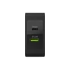 Мережевий зарядний пристрій Green Cell USB-C 45W PD + USB (CHAR10)
