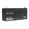 Акумулятор Green Cell AGM 6V 3.2Ah (AGM14)