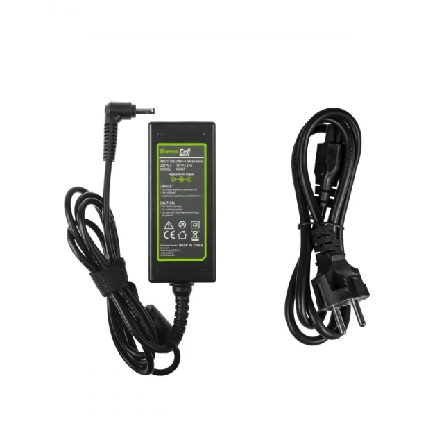 Зарядний пристрій Green Cell для Asus 19 В 2,37 A 45 Вт (AD40P)