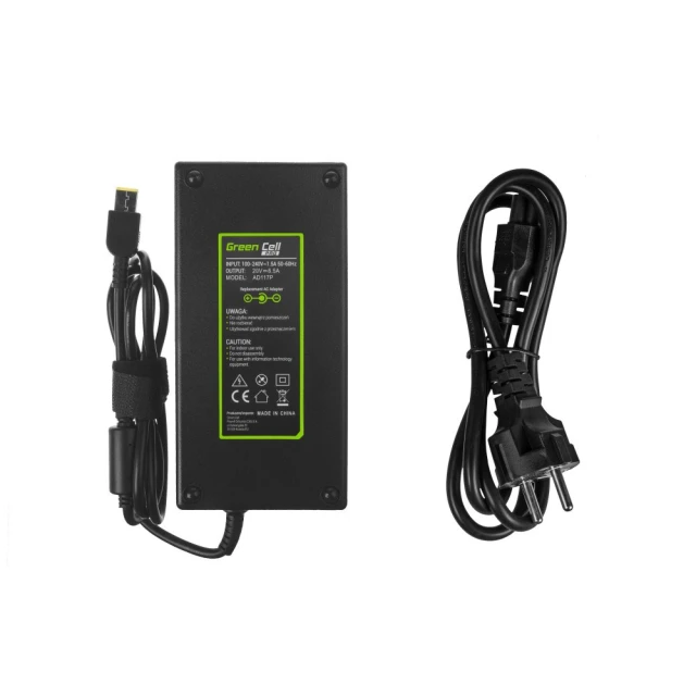 Зарядний пристрій Green Cell для Lenovo 20V 8.5A 170W (AD117P)