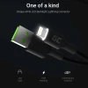 Кабель Green Cell Ray USB - Lightning 120 см White LED швидка зарядка (KABGC05)