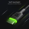 Кабель Ray USB - USB-C 200 см Green LED Ultra Charge QC 3.0 (KABGC13)