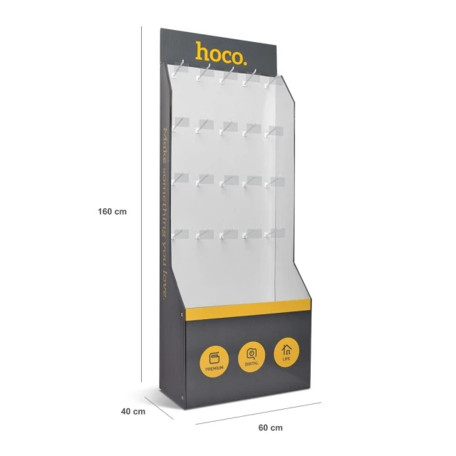 Стенд Hoco картонний для аксесуарів з display card (20 шт) (5903396001079)