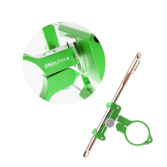 Велотримач GUB G85 Aluminium Green (5903396015571)