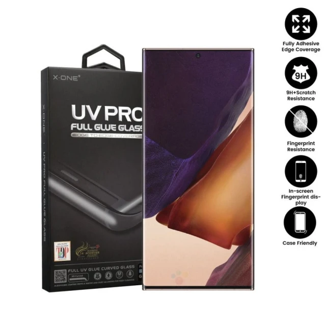 Защитное стекло X-One UV PRO для Samsung Galaxy Note 9 Black (5903396020339)