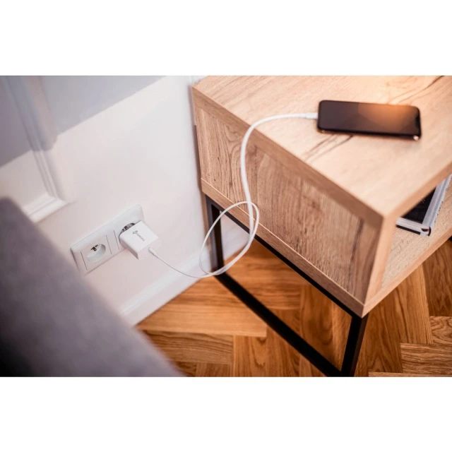 Мережевий зарядний пристрій Forcell F-Energy USB C QC4.0 PD 3A 45W White (5903396040962)