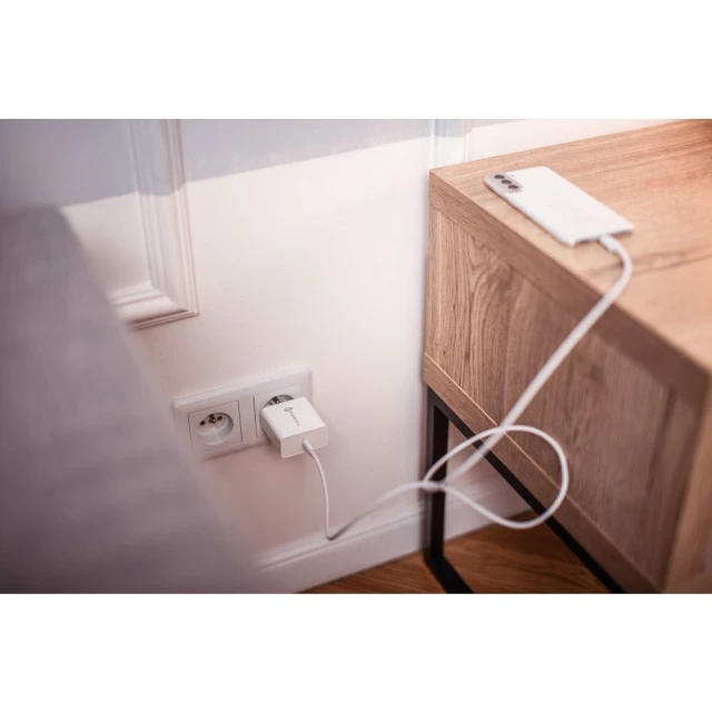 Мережевий зарядний пристрій Forcell F-Energy USB C QC4.0 PD 3A 45W White (5903396040962)