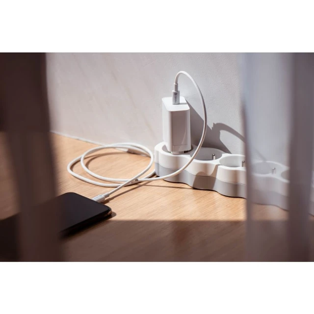 Мережевий зарядний пристрій Forcell F-Energy USB C QC4.0 PD 3A 45W White (5903396040962)