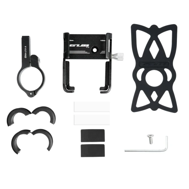 Велотримач GUB P10 Aluminium Black (5903396062889)