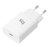 Мережевий зарядний пристрій Blue Star USB C QC3.0 PD 3A 18W + кабель USB C to Lightning White (5903396071492)