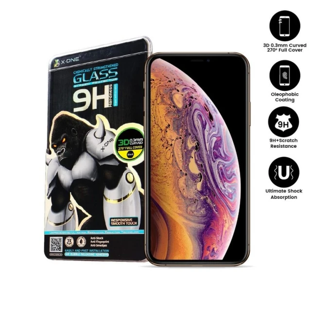 Захисне скло X-One 3D для Samsung Galaxy Note 20 Ultra Black (5903396079009)