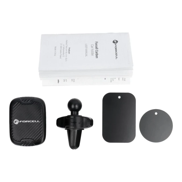 Автотримач Forcell F-Grip Carbon H-CT325 Black (5903396082856)