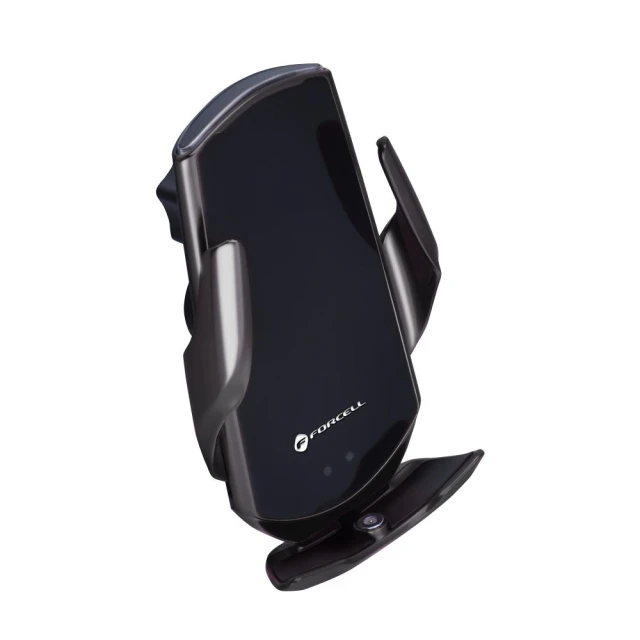 Автотримач Forcell F-Grip HS1 Qi 15W Black (5903396092176)