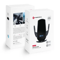 Автодержатель Forcell F-Grip HS1 Qi 15W Black (5903396092176)