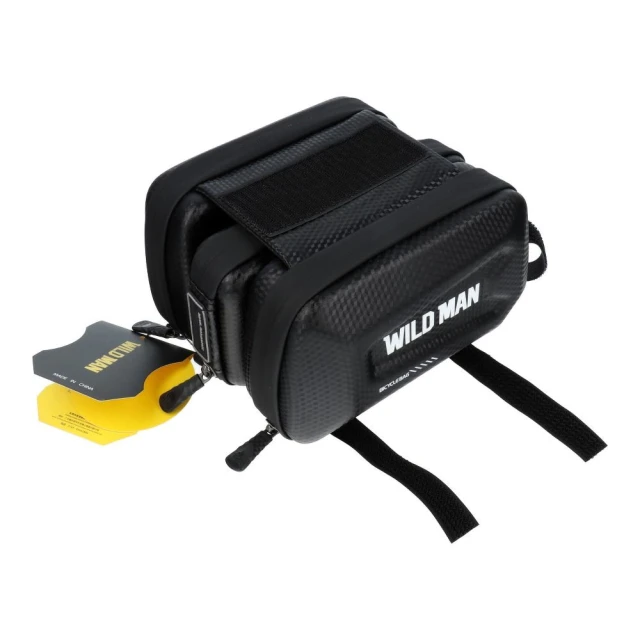 Сумка велосипедна на раму WILDMAN E6S 1,2L Black (5903396097034)