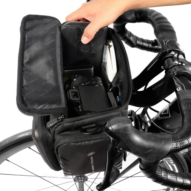 Сумка велосипедна на кермо WILDMAN GS6 4L Black (5903396104749)