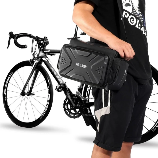 Сумка велосипедна на кермо WILDMAN GS6 4L Black (5903396104749)