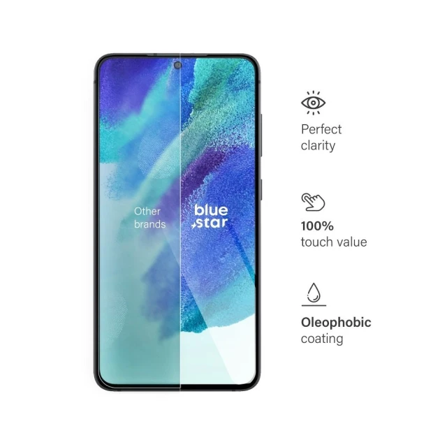 Захисне скло Blue Star для Samsung Galaxy S21 FE (5903396117558)