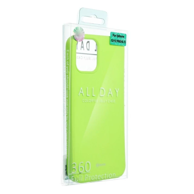 Чехол Roar All Day Colorful Jelly для iPhone 13 Green (5903396122453)