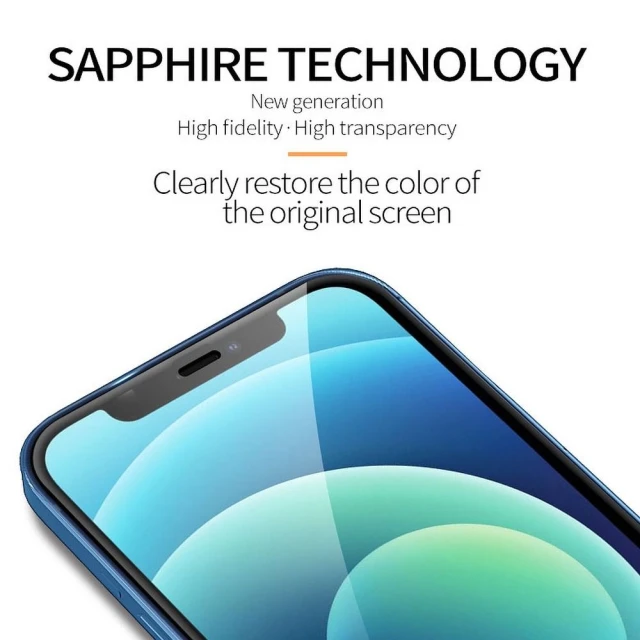 Захисне скло X-One 2.5D Full Cover Sapphire для iPhone 14 Plus | 13 Pro Max (5903396124501)