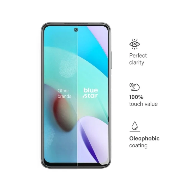 Защитное стекло Blue Star для Xiaomi Redmi 10 Clear (5903396133459)
