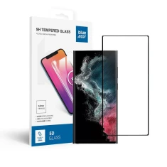 Захисне скло Blue Star 5D Full Glue для Samsung Galaxy S22 Ultra Black (5903396143670)