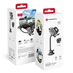 Автодержатель Forcell F-Grip Regular 17 cm Black (5903396144622)