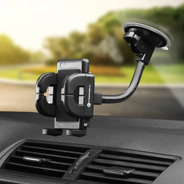 Автотримач Forcell F-Grip Regular 17 cm Black (5903396144622)