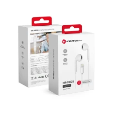 Проводные наушники Forcell F-Audio HR-ME25 Lightning White (5903396150838)