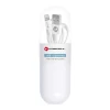 Кабель USB A до Lightning Forcell F-Energy 1A 1 м White (5903396152252)