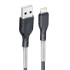 Кабель Forcell F-Energy USB-A to Lightning 2.4A 12W Carbon 1m Black (5903396152320)